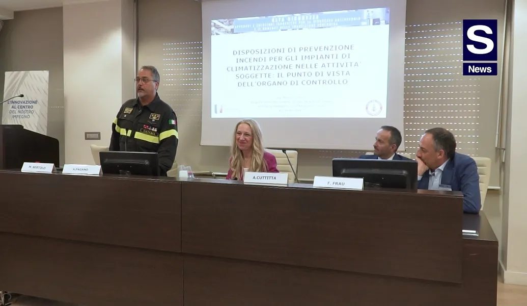Cuttitta, VVF: “Disposizioni prevenzione incendi per impianti di climatizzazione nelle attività soggette: il punto di vista dell’organo di controllo” ad ALTA SICUREZZA CATANIA