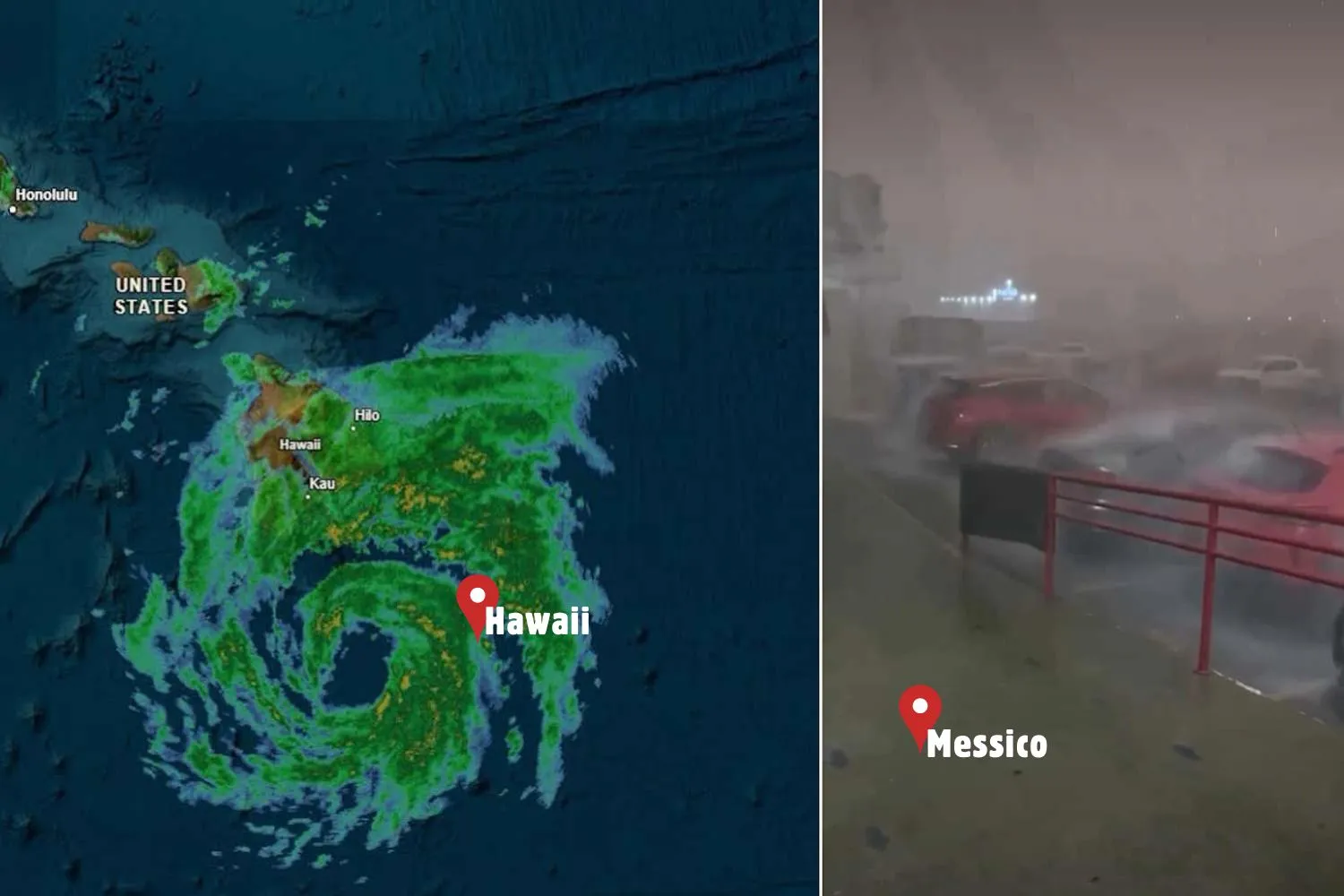 Due uragani nel Pacifico fanno paura: Polo devasta il Messico, Nolo punta sulle Hawaii