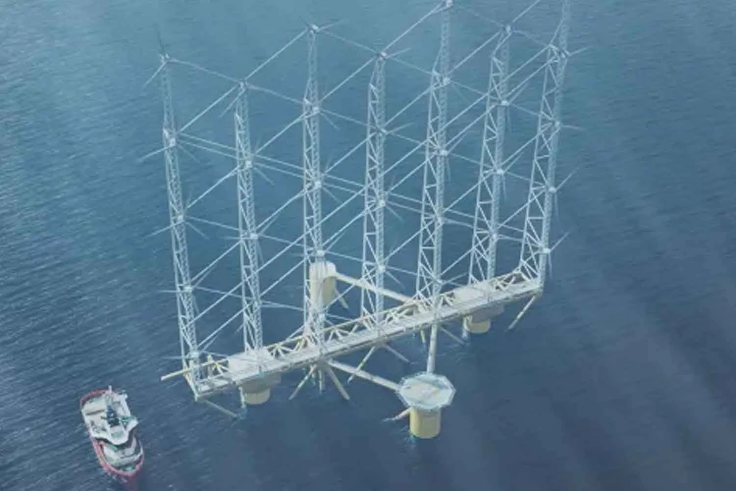Eolico off-shore: la Norvegia ha progettato una parete galleggiante di mini-turbine che genera 5 volte l'energia di una turbina tradizionale