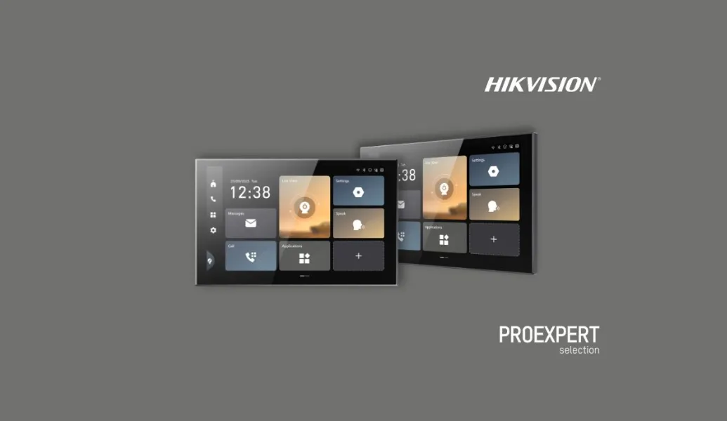 Hikvision DS-KH9570, monitor supervisore che unifica la sicurezza: intercom, intrusione e video in un touch